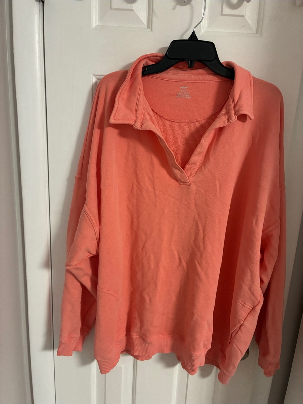 aerie Coral  Pullover Sweatshirt